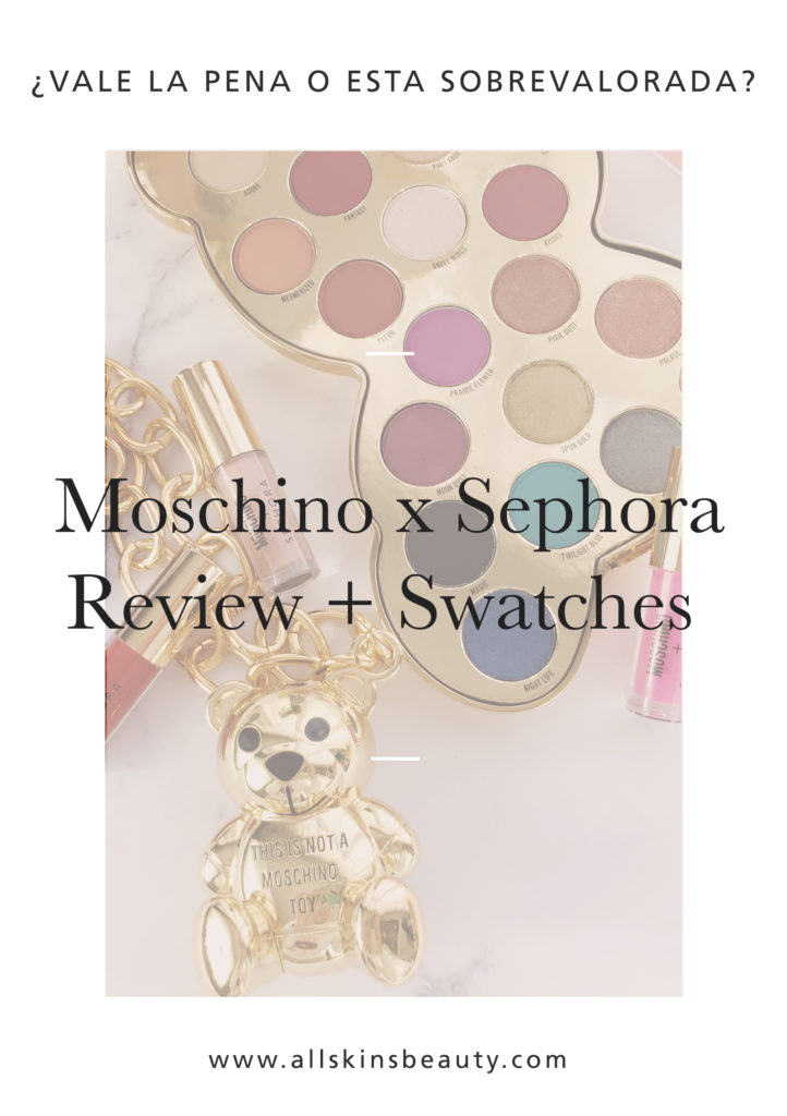 Como toda beauty addict cuando me enteré de la colaboración ente Sephora y Moschino perdí la cabeza de emoción, en especial por el empaque tan lindo de ositos que iban a manejar. Elegir un favorito entre tantos productos que hubo fue muy difícil para mí por lo que decidí enfocarme en lo que más me gusta que son ojos y labios, por lo que me gustaría compartir mi opinión sobre la paleta de sombras y la cadena de glosses con ustedes. 