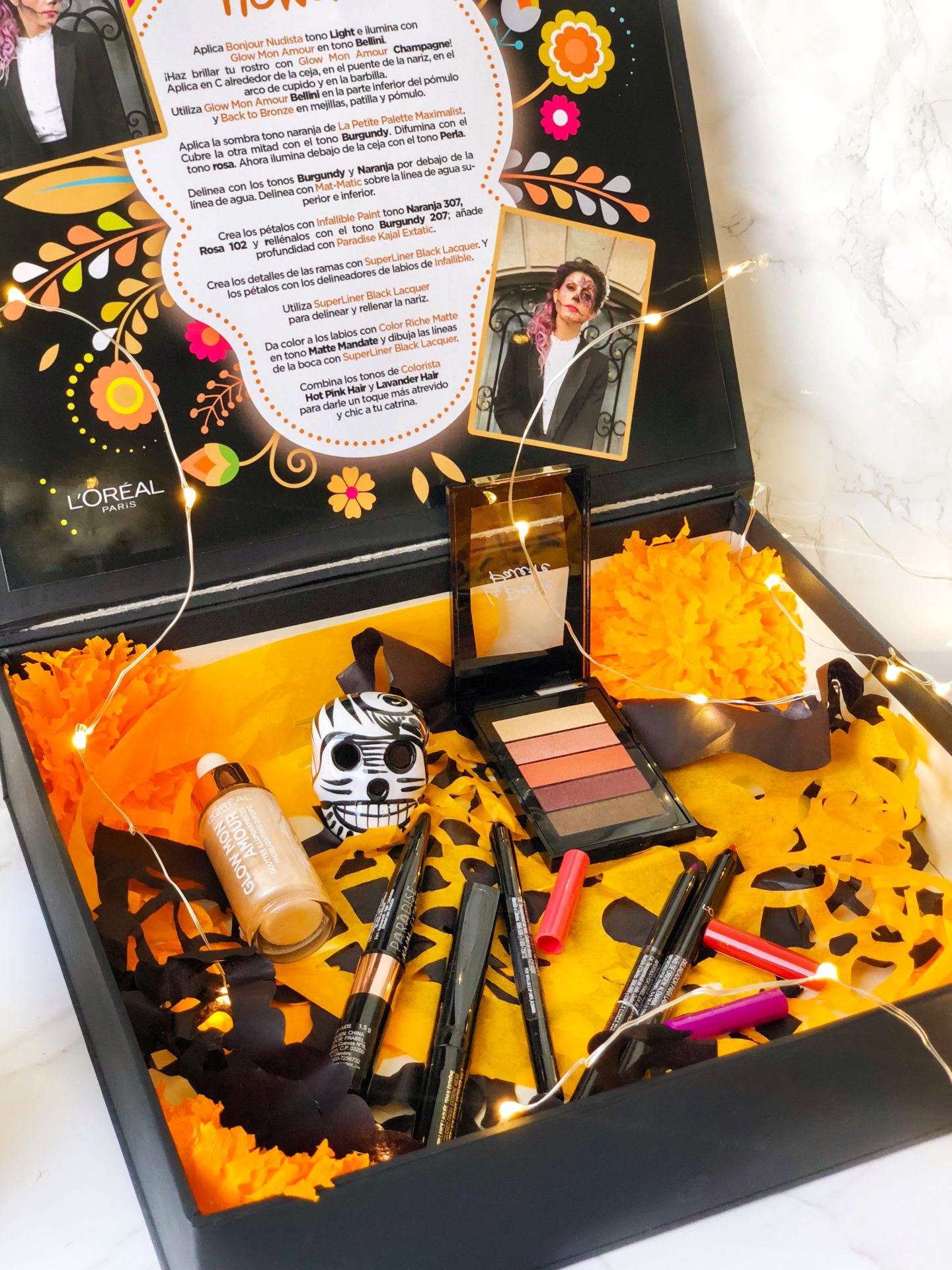 Maquillaje de Catrina con L’Oréal