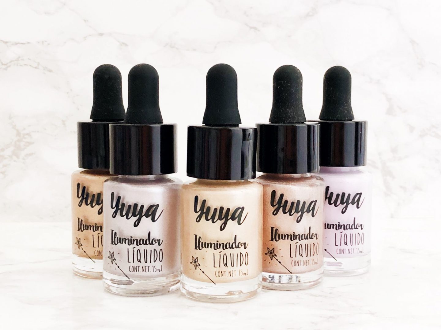 Yuya Iluminadores líquidos: Review + Swatches